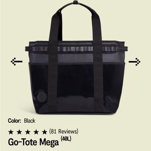 BABOON TO THE MOON | GO TOTE MEGA | GREY